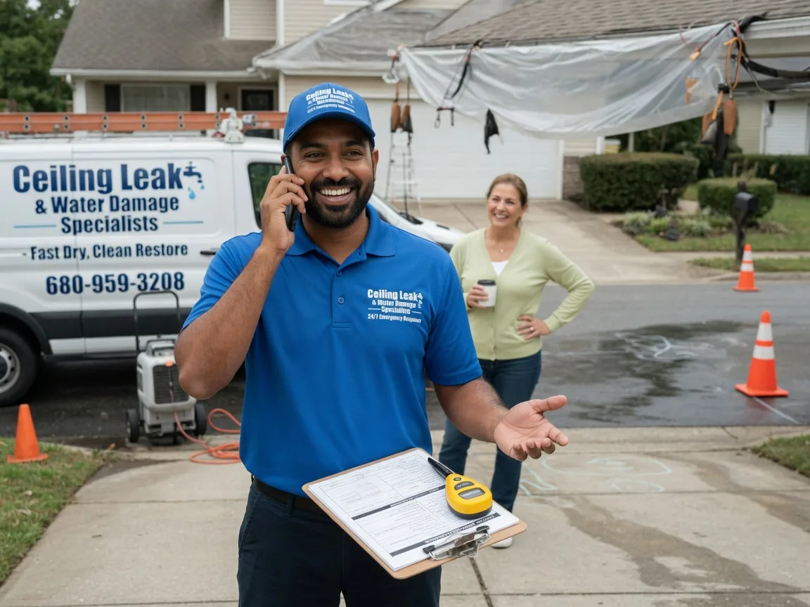 Ceiling Leak Cleanup Mereta, TX FAQs